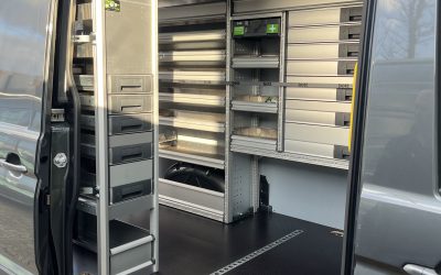 Bott Vario 3 inrichting in MAN TGE voor Baaij Totaalbouw